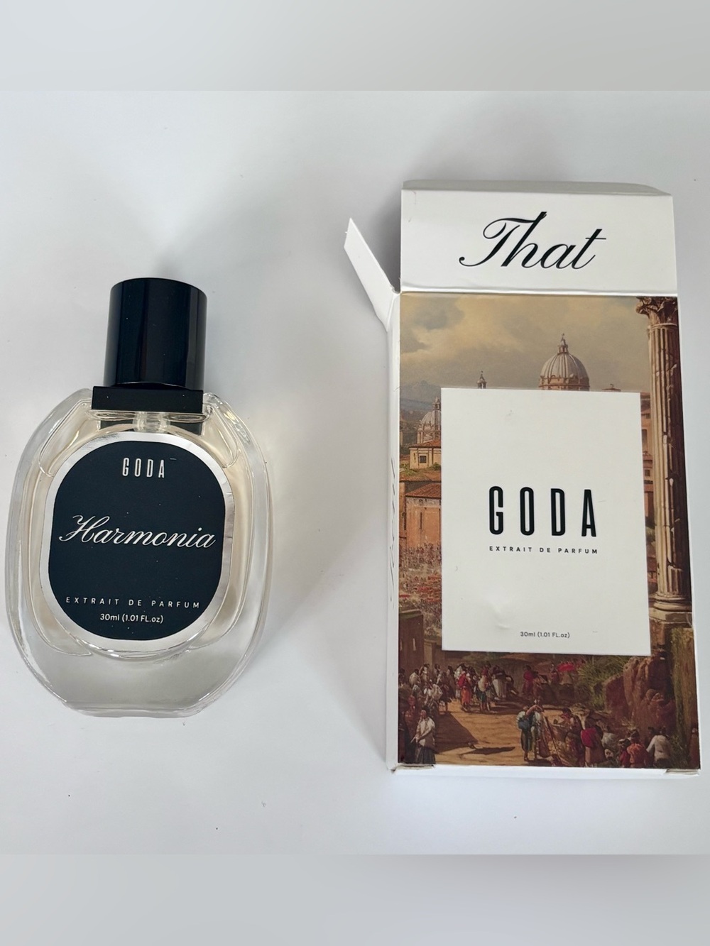 Goda Extrait de Parfum, new in box, Harmonia, (Scent that Stays) New 1.01 fl oz